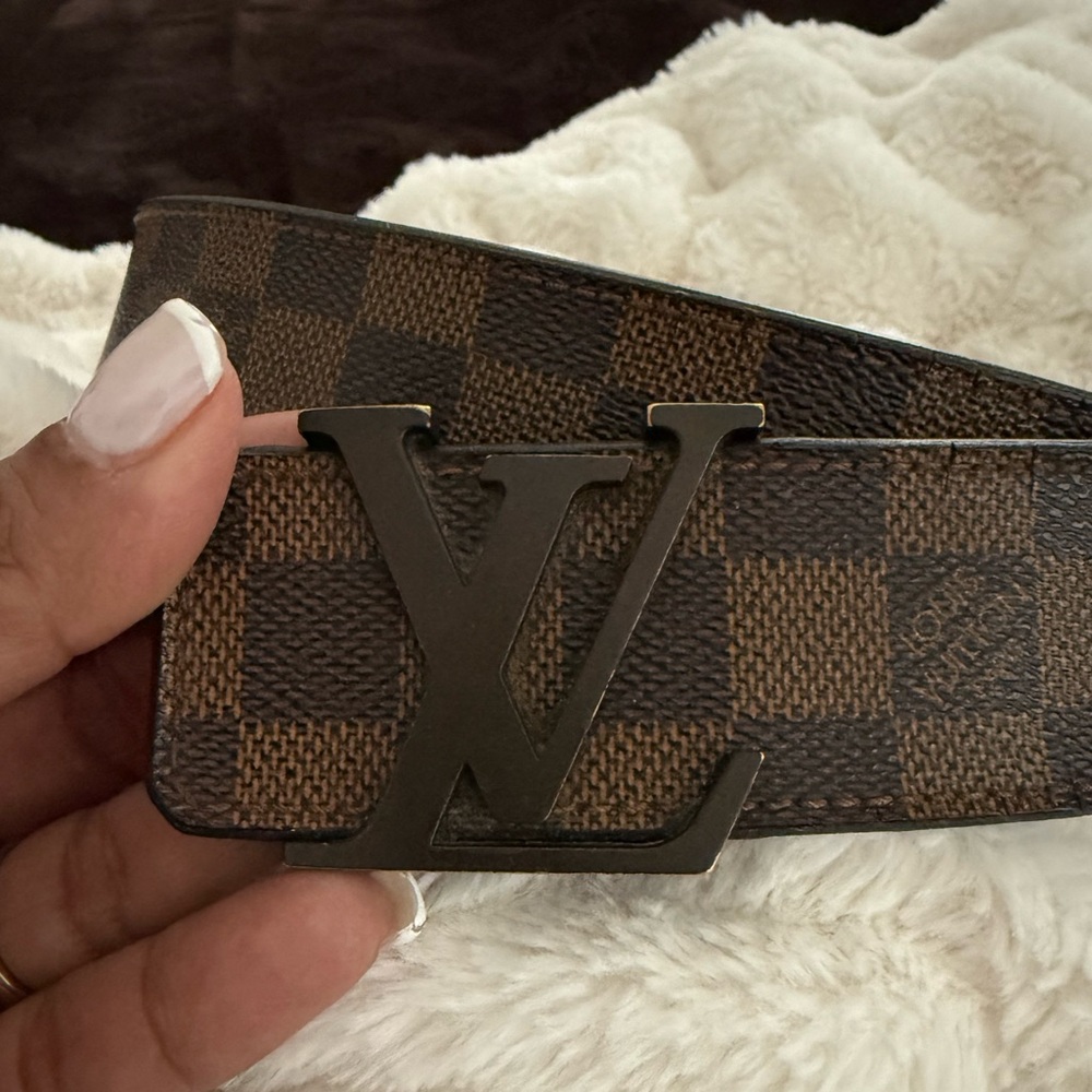 Louis Vuitton Dark Brown Checkered Belt Bag
